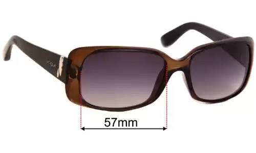 Sunglass Fix Lentes de Repuesto para Vogue VO2663-S - 57mm Wide Sunglass Fix Lentes de Repuesto para Vogue VO2663-S - 57mm Wide