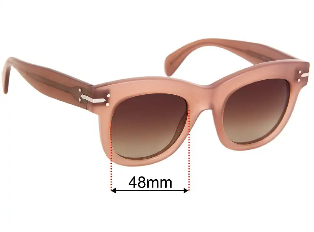 Sunglass Fix Lentes de Repuesto para Celine CL 41079/S - 48mm Wide Sunglass Fix Lentes de Repuesto para Celine CL 41079/S - 48mm Wide