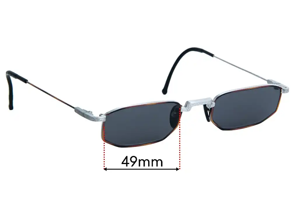 Sunglass Fix Lentes de Repuesto para Chai So2 - 49mm Wide Sunglass Fix Lentes de Repuesto para Chai So2 - 49mm Wide