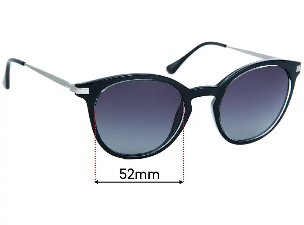 Sunglass Fix Lentes de Repuesto para Esprit ET39023 - 52mm Wide Sunglass Fix Lentes de Repuesto para Esprit ET39023 - 52mm Wide