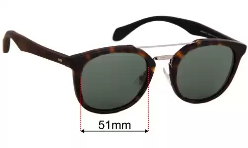 Sunglass Fix Lentes de Repuesto para Hugo Boss 0777/S - 51mm Wide Sunglass Fix Lentes de Repuesto para Hugo Boss 0777/S - 51mm Wide