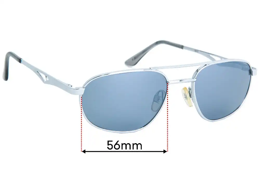 Sunglass Fix Lentes de Repuesto para Iris Unknown Model - 56mm Wide Sunglass Fix Lentes de Repuesto para Iris Unknown Model - 56mm Wide