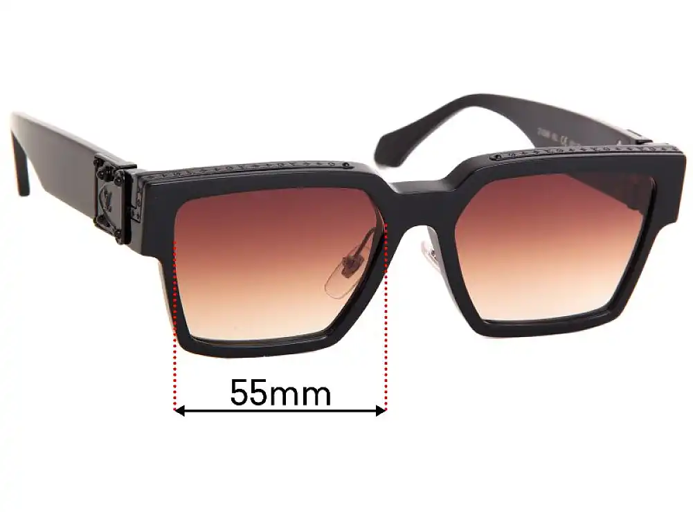 Sunglass Fix Lentes de Repuesto para Louis Vuitton Z1358E - 55mm Wide Sunglass Fix Lentes de Repuesto para Louis Vuitton Z1358E - 55mm Wide