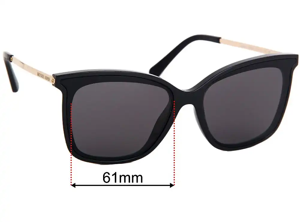 Sunglass Fix Lentes de Repuesto para Michael Kors MK2079U Zermatt - 61mm Wide Sunglass Fix Lentes de Repuesto para Michael Kors MK2079U Zermatt - 61mm Wide