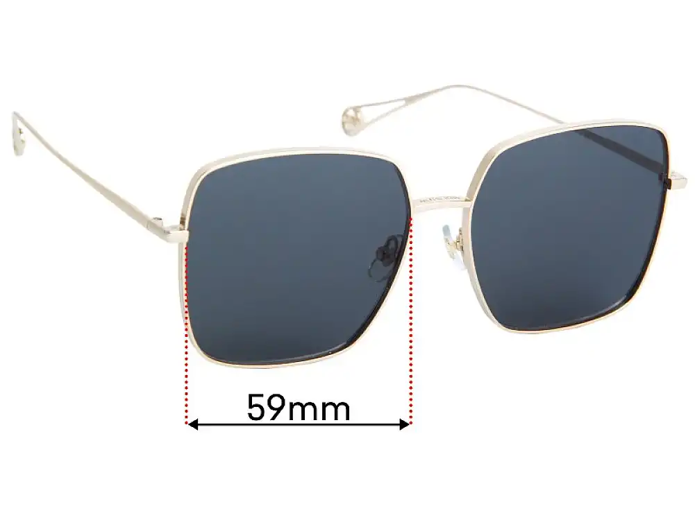 Sunglass Fix Lentes de Repuesto para Molsion MS7118 - 59mm Wide Sunglass Fix Lentes de Repuesto para Molsion MS7118 - 59mm Wide