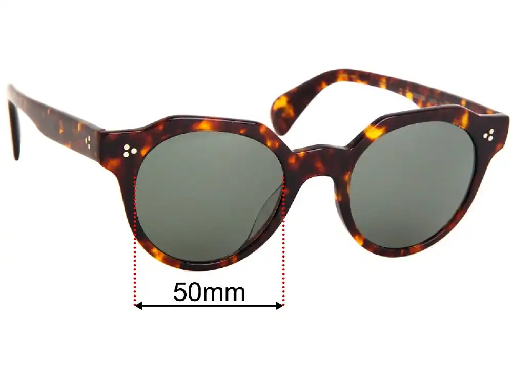 Sunglass Fix Lentes de Repuesto para Oliver Peoples Irven OV5378SU - 50mm Wide Sunglass Fix Lentes de Repuesto para Oliver Peoples Irven OV5378SU - 50mm Wide