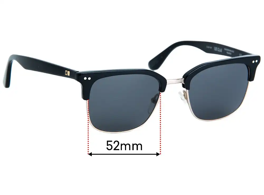 Sunglass Fix Lentes de Repuesto para Otis 100 CLUB - 52mm Wide Sunglass Fix Lentes de Repuesto para Otis 100 CLUB - 52mm Wide