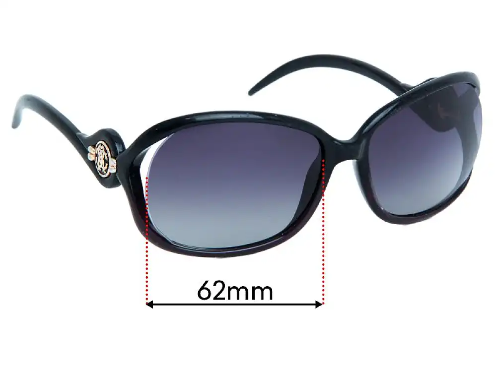 Sunglass Fix Lentes de Repuesto para Roberto Cavalli IXIA 576S - 62mm Wide Sunglass Fix Lentes de Repuesto para Roberto Cavalli IXIA 576S - 62mm Wide