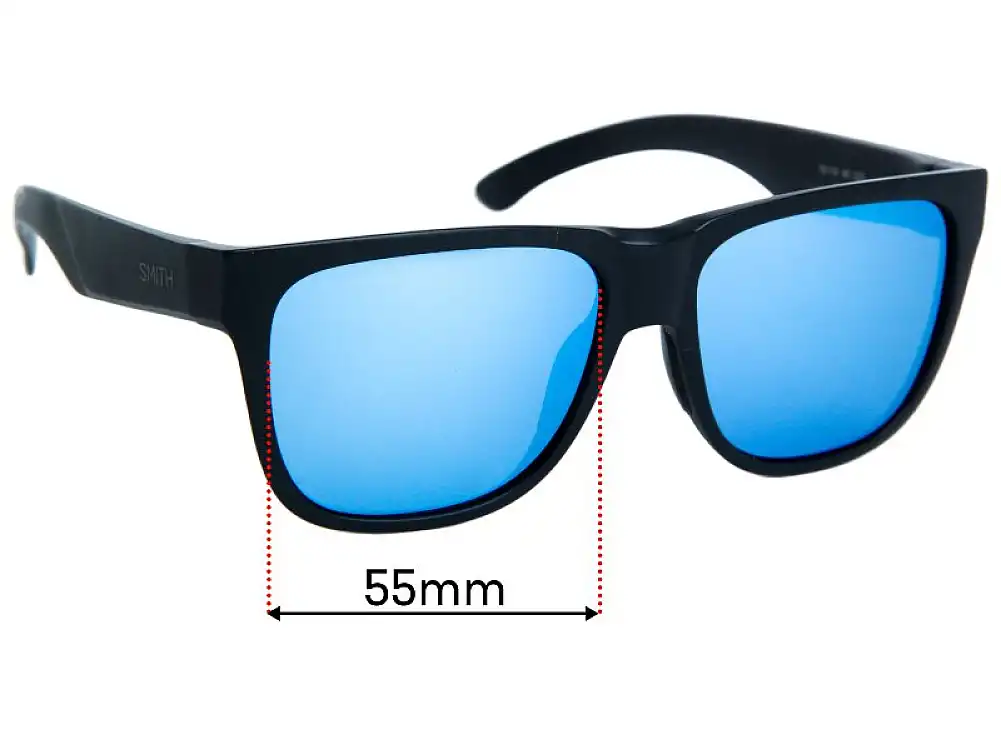 Sunglass Fix Lentes de Repuesto para Smith Lowdown 2 - 55mm Wide Sunglass Fix Lentes de Repuesto para Smith Lowdown 2 - 55mm Wide