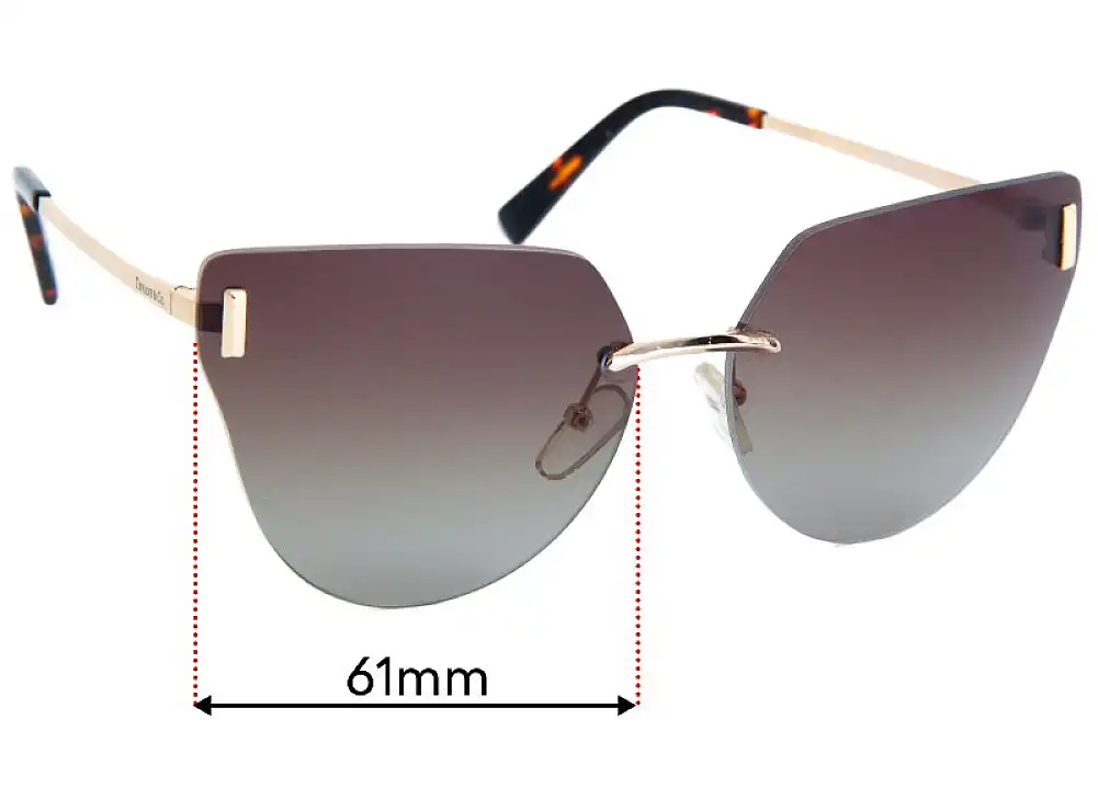 Sunglass Fix Lentes de Repuesto para Tiffany & Co TF 3070 - 61mm Wide Sunglass Fix Lentes de Repuesto para Tiffany & Co TF 3070 - 61mm Wide