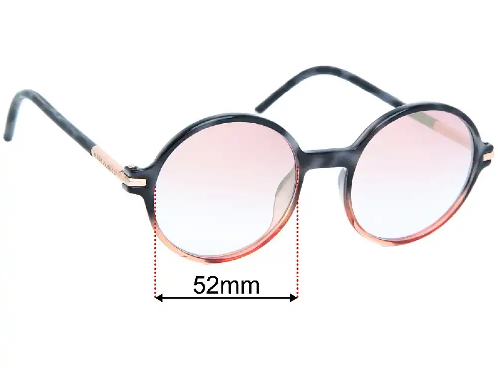 Sunglass Fix Lentes de Repuesto para Marc by Marc Jacobs 48/S - 52mm Wide Sunglass Fix Lentes de Repuesto para Marc by Marc Jacobs 48/S - 52mm Wide