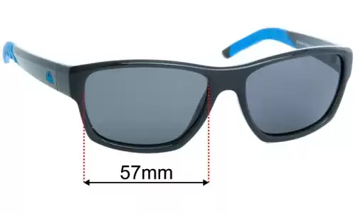 Sunglass Fix Lentes de Repuesto para Quiksilver QS Sun Rx 109 - 57mm Wide Sunglass Fix Lentes de Repuesto para Quiksilver QS Sun Rx 109 - 57mm Wide