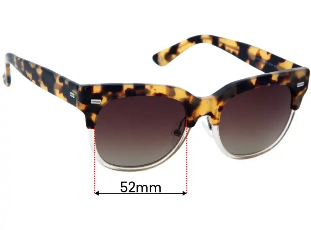 Sunglass Fix Lentes de Repuesto para Gucci GG3744/S - 52mm Wide Sunglass Fix Lentes de Repuesto para Gucci GG3744/S - 52mm Wide
