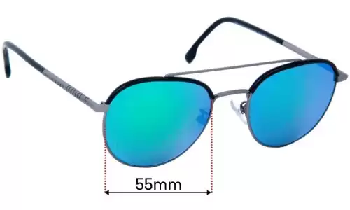 Sunglass Fix Lentes de Repuesto para Hugo Boss 1069/F/S - 55mm Wide Sunglass Fix Lentes de Repuesto para Hugo Boss 1069/F/S - 55mm Wide