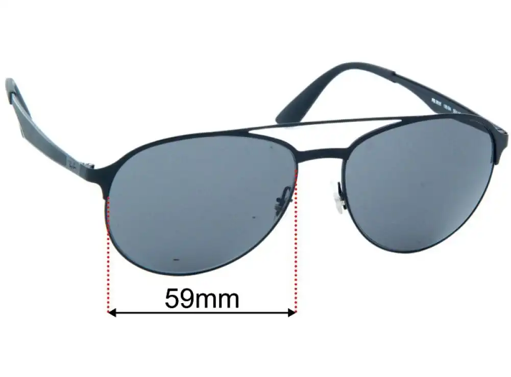 Sunglass Fix Lentes de Repuesto para Ray-Ban RB3606 - 59mm Wide Sunglass Fix Lentes de Repuesto para Ray-Ban RB3606 - 59mm Wide