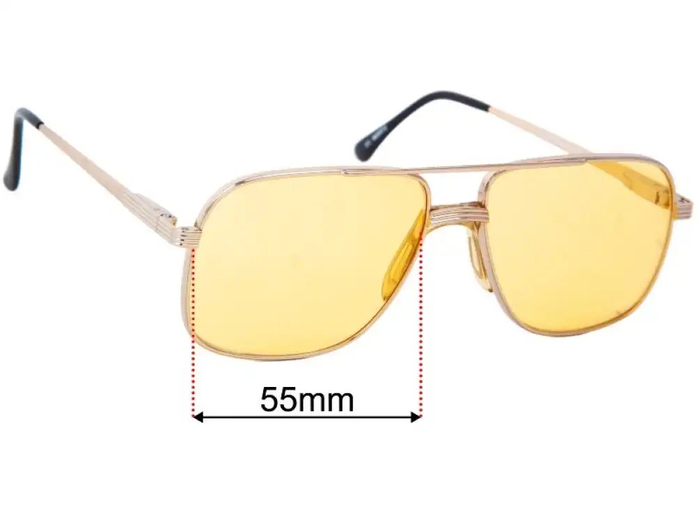 Sunglass Fix Lentes de Repuesto para St. Moritz Tex - 55mm Wide Sunglass Fix Lentes de Repuesto para St. Moritz Tex - 55mm Wide