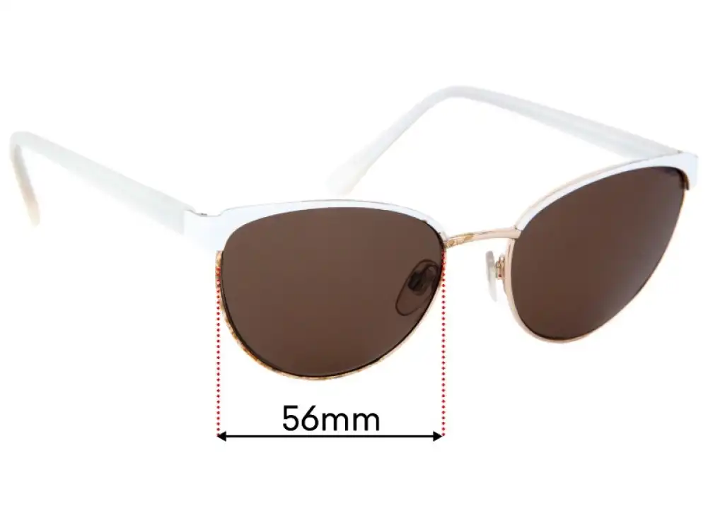 Sunglass Fix Lentes de Repuesto para Carla Zampatti Sun Rx 05 - 55mm Wide Sunglass Fix Lentes de Repuesto para Carla Zampatti Sun Rx 05 - 55mm Wide