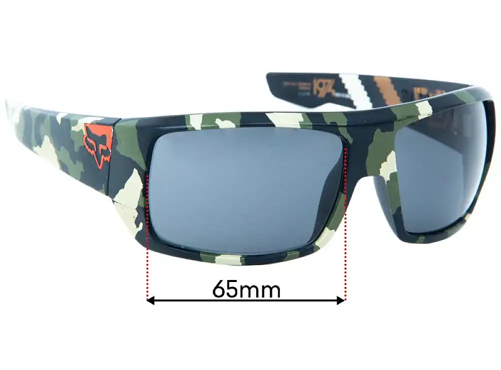 Sunglass Fix Lentes de Repuesto para Fox Racing The Redeem - 65mm Wide Sunglass Fix Lentes de Repuesto para Fox Racing The Redeem - 65mm Wide