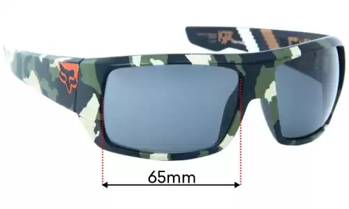 Sunglass Fix Lentes de Repuesto para Fox Racing The Redeem - 65mm Wide Fox Racing The Redeem Lentes de Repuesto 65mm wide