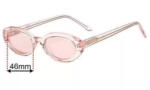 Sunglass Fix Lentes de Repuesto para Lu Goldie Sylvie - 46mm Wide Sunglass Fix Lentes de Repuesto para Lu Goldie Sylvie - 46mm Wide