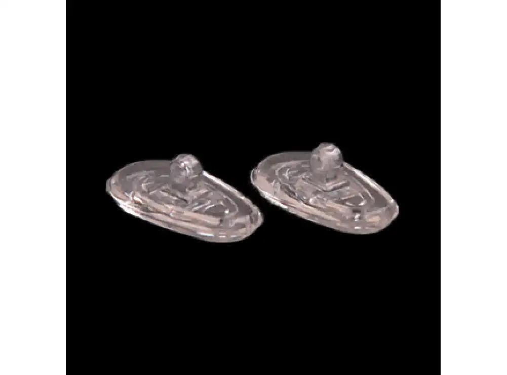 13mm Tear Shaped Screw In Silicone Nose Pads 13mm Tear Shaped Screw In Silicone Nose Pads