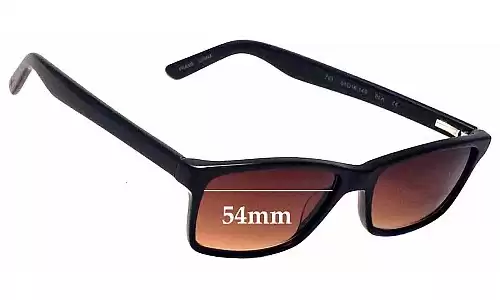 7 for All Mankind 763 Replacement Lenses 54mm 7 for All Mankind 763 Replacement Sunglass Lenses - 54mm Wide