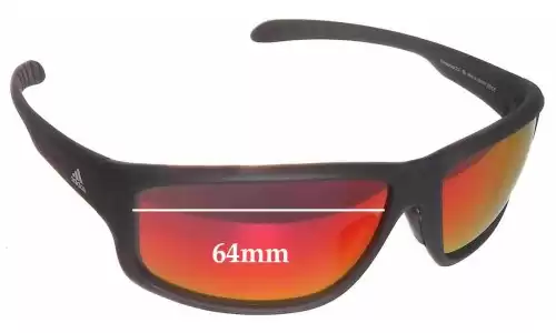 Sunglass Fix Lentes de Repuesto para Adidas A424 Kumacross 2.0 - 64mm Wide Sunglass Fix Lentes de Repuesto para Adidas A424 Kumacross 2.0 - 64mm Wide
