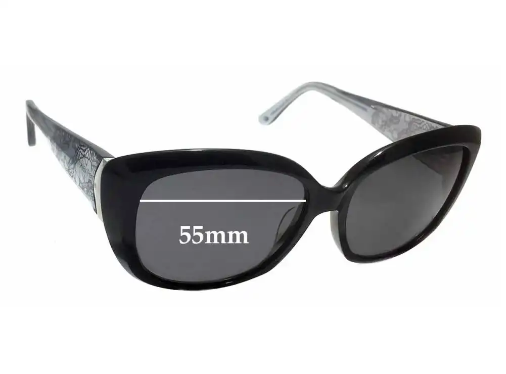 Sunglass Fix Lentes de Repuesto para Alex Perry AP Sun Rx 02 - 55mm Wide Sunglass Fix Lentes de Repuesto para Alex Perry AP Sun Rx 02 - 55mm Wide