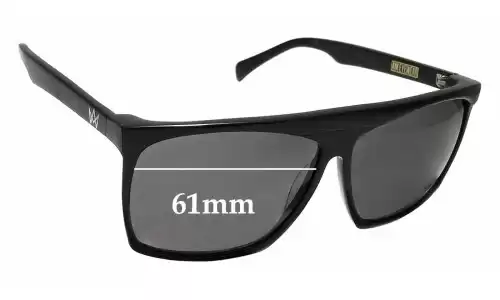 Sunglass Fix Lentes de Repuesto para AM Eyewear Cobsey - 61mm Wide AM Eyewear Cobsey Lentes de Repuesto 61mm wide