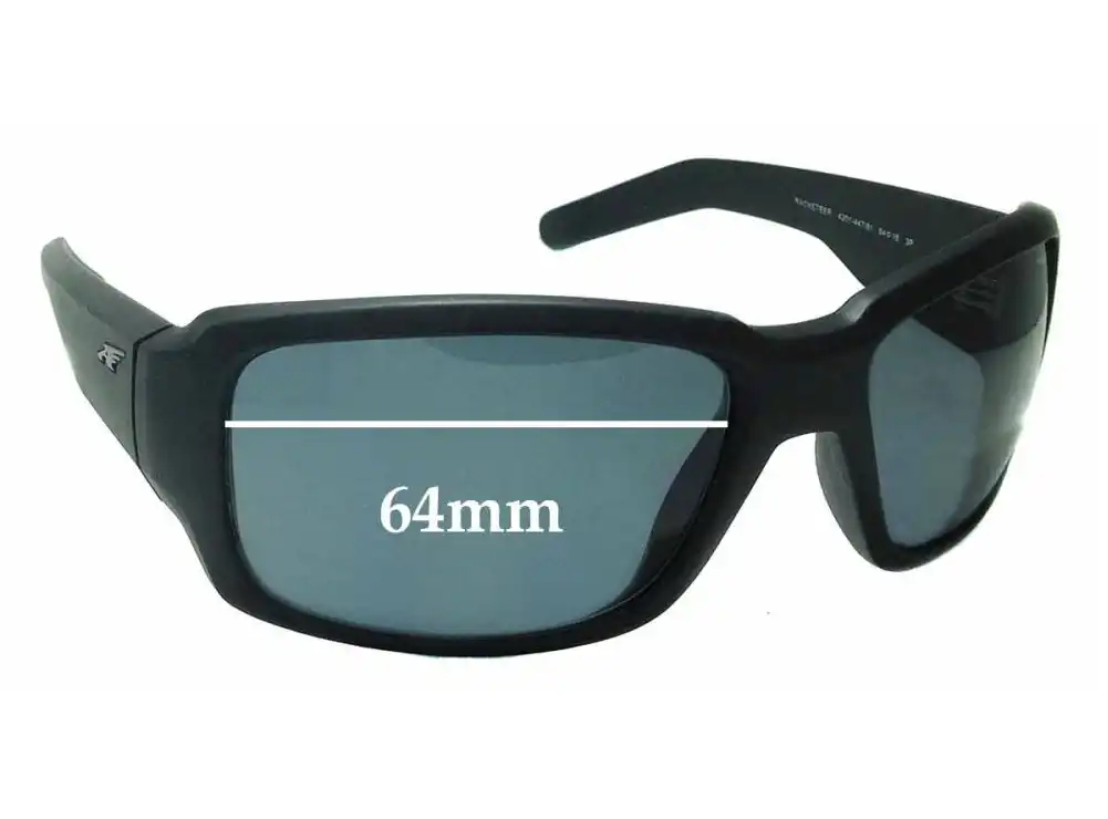 Sunglass Fix Lentes de Repuesto para Arnette Racketeer AN4201 - 64mm Wide Sunglass Fix Lentes de Repuesto para Arnette Racketeer AN4201 - 64mm Wide