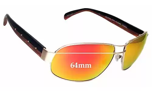 Sunglass Fix Lentes de Repuesto para Badgley Mischka Clark - 64mm Wide Sunglass Fix Lentes de Repuesto para Badgley Mischka Clark - 64mm Wide