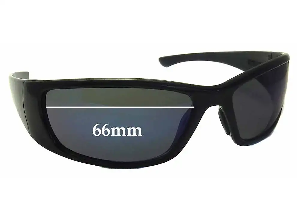 Sunglass Fix Lentes de Repuesto para Bandit Hijack - 66mm Wide Sunglass Fix Lentes de Repuesto para Bandit Hijack - 66mm Wide
