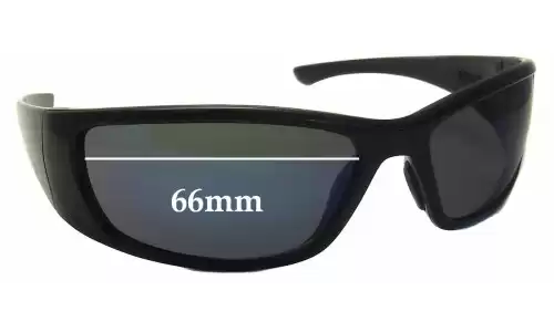 Sunglass Fix Lentes de Repuesto para Bandit Hijack - 66mm Wide Sunglass Fix Lentes de Repuesto para Bandit Hijack - 66mm Wide