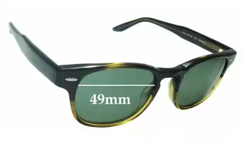 Sunglass Fix Lentes de Repuesto para Barton Perreira Dempsey - 49mm Wide Sunglass Fix Lentes de Repuesto para Barton Perreira Dempsey - 49mm Wide