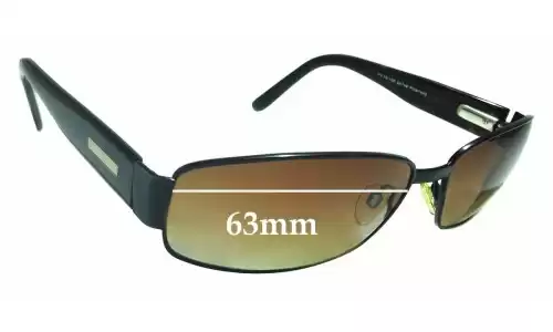 Sunglass Fix Lentes de Repuesto para Bill Bass Duce - 63mm Wide Sunglass Fix Lentes de Repuesto para Bill Bass Duce - 63mm Wide