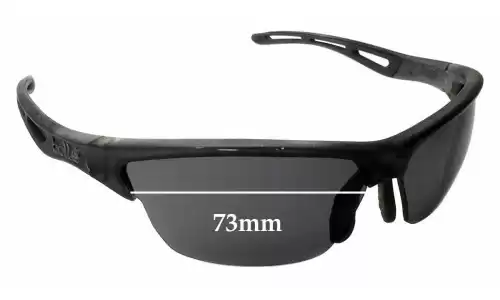 Sunglass Fix Lentes de Repuesto para Bolle Tempest - 73mm Wide Sunglass Fix Lentes de Repuesto para Bolle Tempest - 73mm Wide