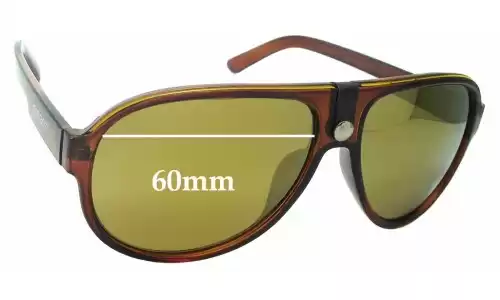 Sunglass Fix Lentes de Repuesto para Carrera K137 - 60mm Wide Sunglass Fix Lentes de Repuesto para Carrera K137 - 60mm Wide