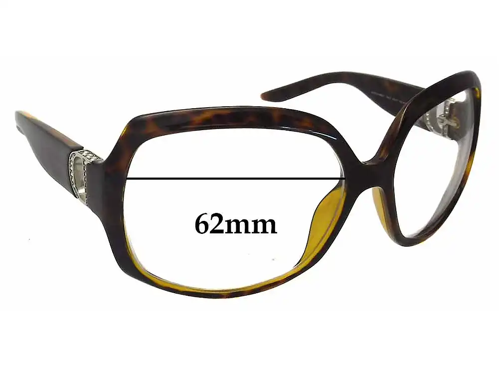 Sunglass Fix Lentes de Repuesto para Christian Dior Evening 1 - 62mm Wide Sunglass Fix Lentes de Repuesto para Christian Dior Evening 1 - 62mm Wide