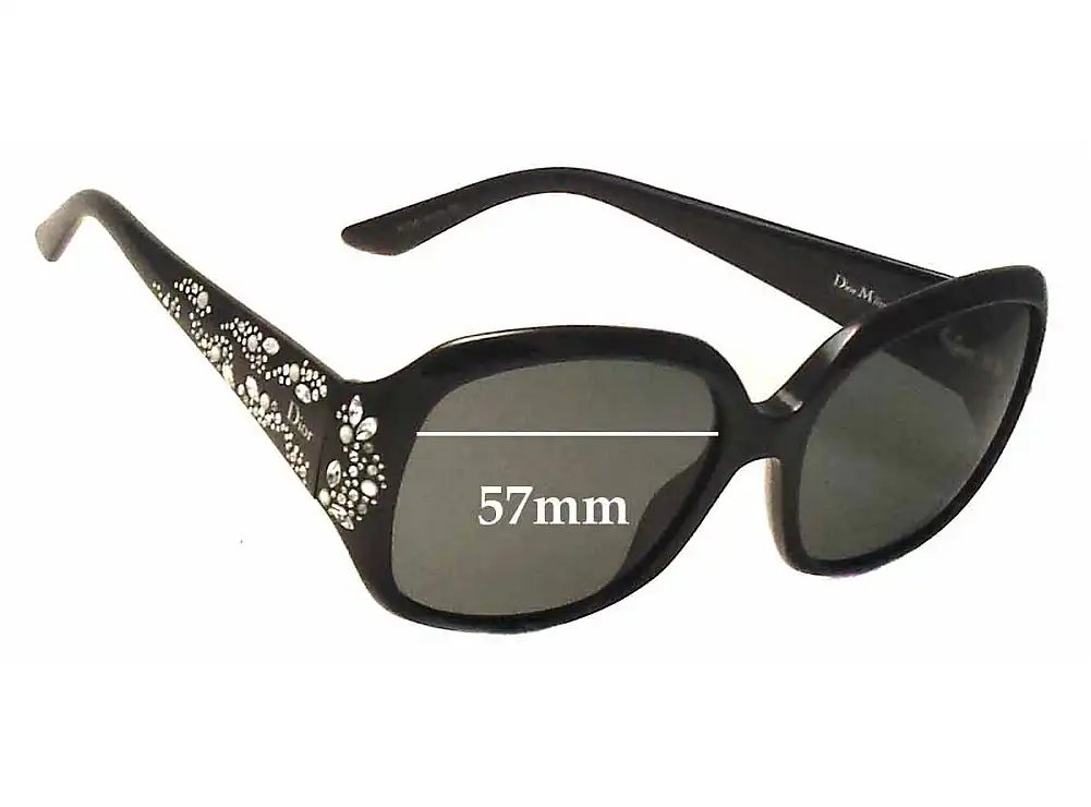 Sunglass Fix Lentes de Repuesto para Christian Dior Minuit - 57mm Wide Sunglass Fix Lentes de Repuesto para Christian Dior Minuit - 57mm Wide