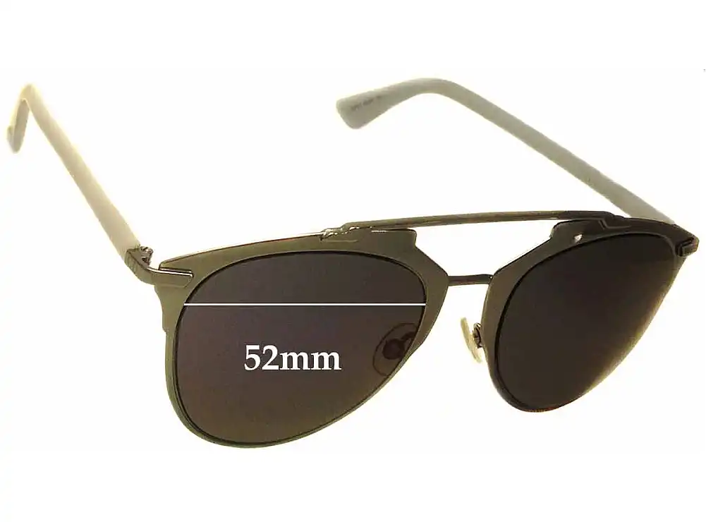 Sunglass Fix Lentes de Repuesto para Christian Dior Reflected - 52mm Wide Sunglass Fix Lentes de Repuesto para Christian Dior Reflected - 52mm Wide