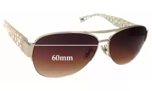 Sunglass Fix Lentes de Repuesto para Coach HC7042 Addison - 60mm Wide Sunglass Fix Lentes de Repuesto para Coach HC7042 Addison - 60mm Wide