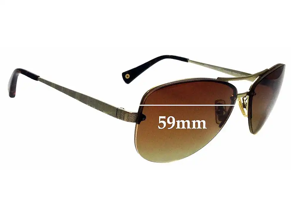 Sunglass Fix Lentes de Repuesto para Coach HC7026 Jasmine - 59mm Wide Sunglass Fix Lentes de Repuesto para Coach HC7026 Jasmine - 59mm Wide