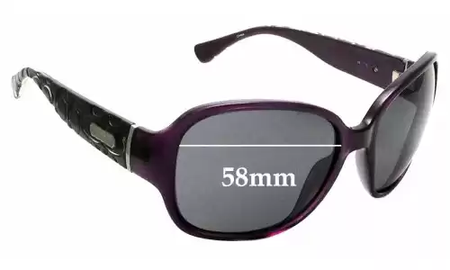 Sunglass Fix Lentes de Repuesto para Coach S3010 - 58mm Wide Sunglass Fix Lentes de Repuesto para Coach S3010 - 58mm Wide