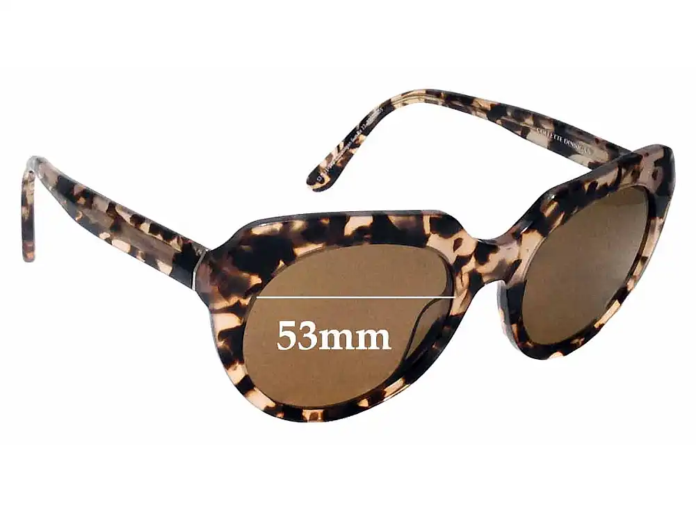 Sunglass Fix Lentes de Repuesto para Collette Dinnigan Sun Rx 22 - 53mm Wide Sunglass Fix Lentes de Repuesto para Collette Dinnigan Sun Rx 22 - 53mm Wide