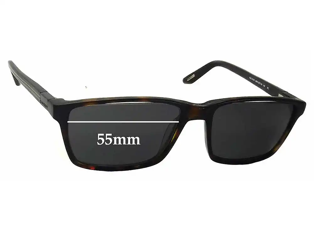 Sunglass Fix Lentes de Repuesto para Davidoff MOD 91041 - 55mm Wide Sunglass Fix Lentes de Repuesto para Davidoff MOD 91041 - 55mm Wide