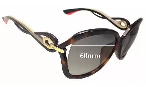 Sunglass Fix Lentes de Repuesto para Christian Dior TWISTING F - 60mm Wide Sunglass Fix Lentes de Repuesto para Christian Dior TWISTING F - 60mm Wide