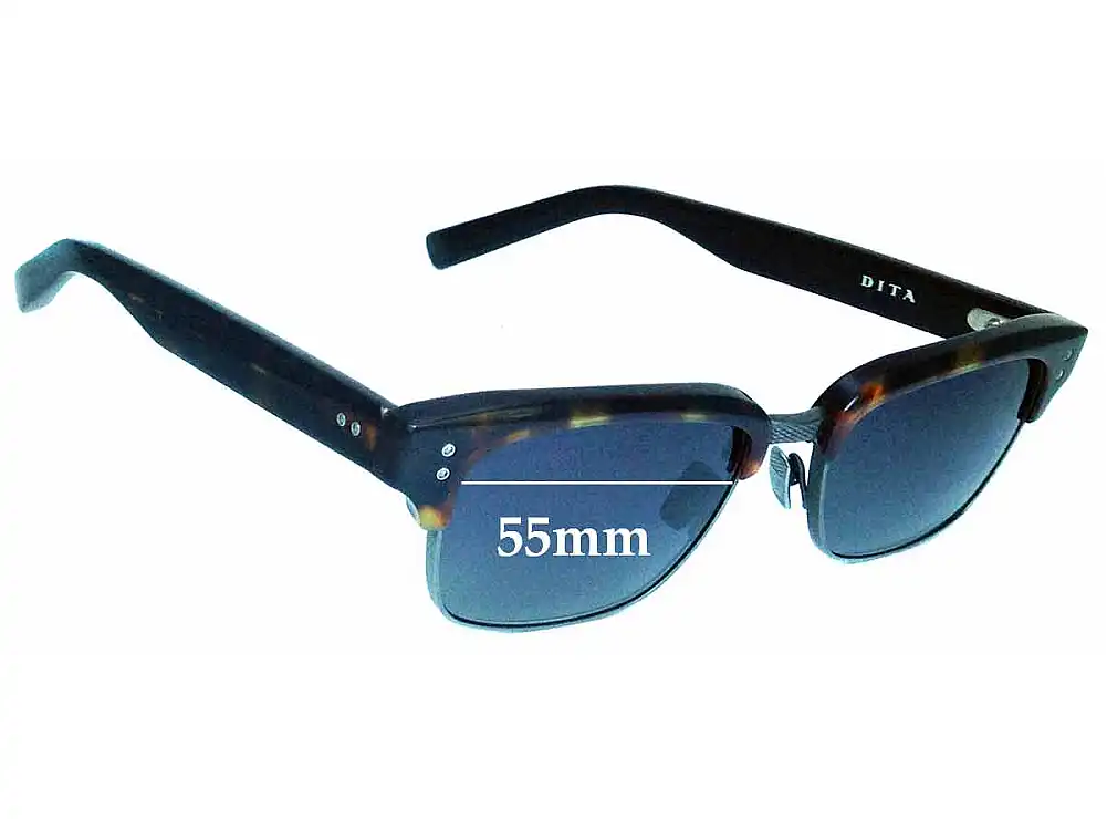 Sunglass Fix Lentes de Repuesto para Dita Statesman - 55mm Wide Sunglass Fix Lentes de Repuesto para Dita Statesman - 55mm Wide