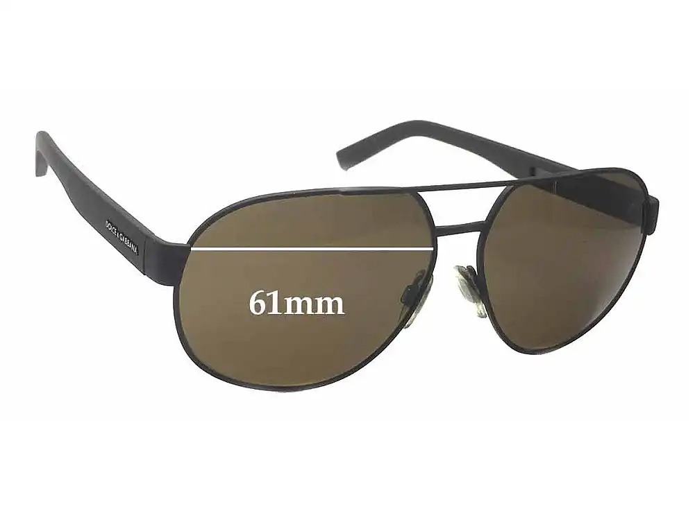 Sunglass Fix Lentes de Repuesto para Dolce & Gabbana DG2147 - 61mm Wide Sunglass Fix Lentes de Repuesto para Dolce & Gabbana DG2147 - 61mm Wide