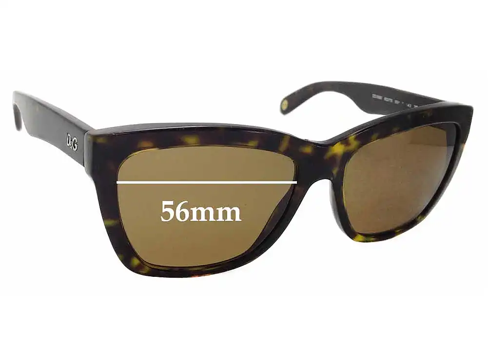 Dolce & Gabbana DG3080Replacement Lenses 56mm Wide Dolce & Gabbana DG3080Replacement Lenses 56mm Wide