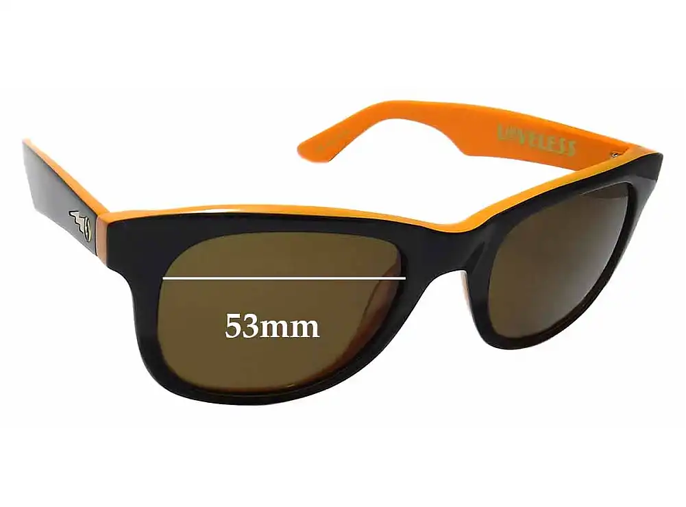 Sunglass Fix Lentes de Repuesto para Electric Detroit XL - 53mm Wide Sunglass Fix Lentes de Repuesto para Electric Detroit XL - 53mm Wide